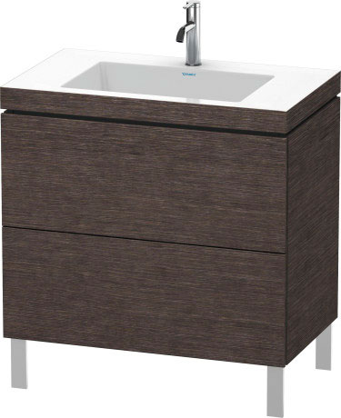 Lavabo con mueble, c-bonded, a suelo, LC6937O7272 incl. lavabo para mueble Vero Air
