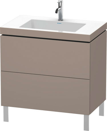 Lavabo con mueble, c-bonded, a suelo, LC6937O4343 incl. lavabo para mueble Vero Air