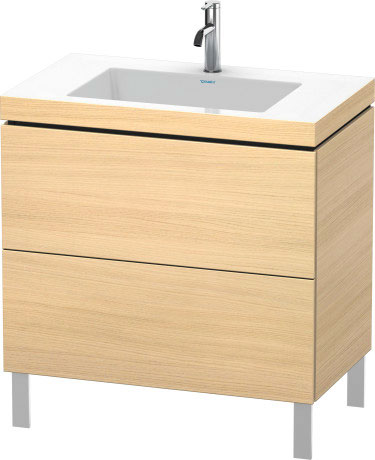 Lavabo con mueble, c-bonded, a suelo, LC6937O7171 incl. lavabo para mueble Vero Air