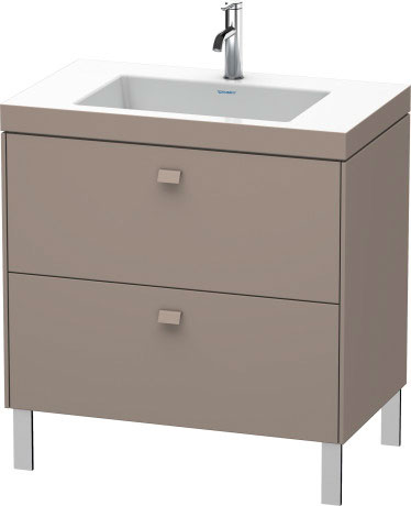 Lavabo con mueble, c-bonded, a suelo, BR4701O4343 incl. lavabo para mueble Vero Air