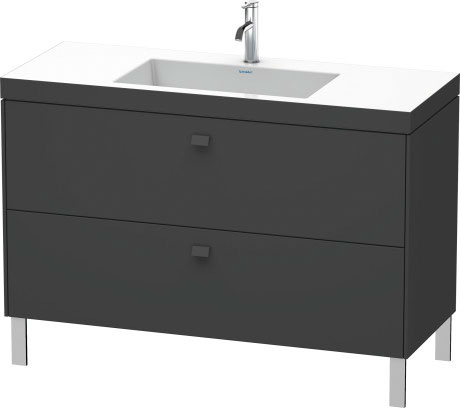 Lavabo con mueble, c-bonded, a suelo, BR4703O4949 incl. lavabo para mueble Vero Air
