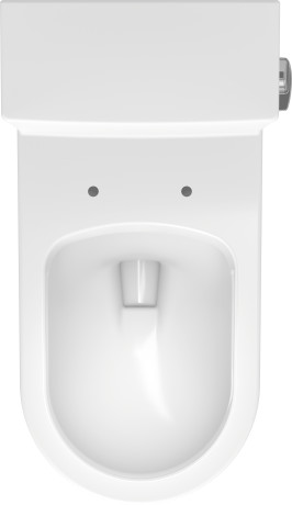 Inodoro de una pieza Duravit Rimless®, 2185010082 1,28 gpf (4,8 litros), con mecanismo interior Single Flush, con palanca dcha.