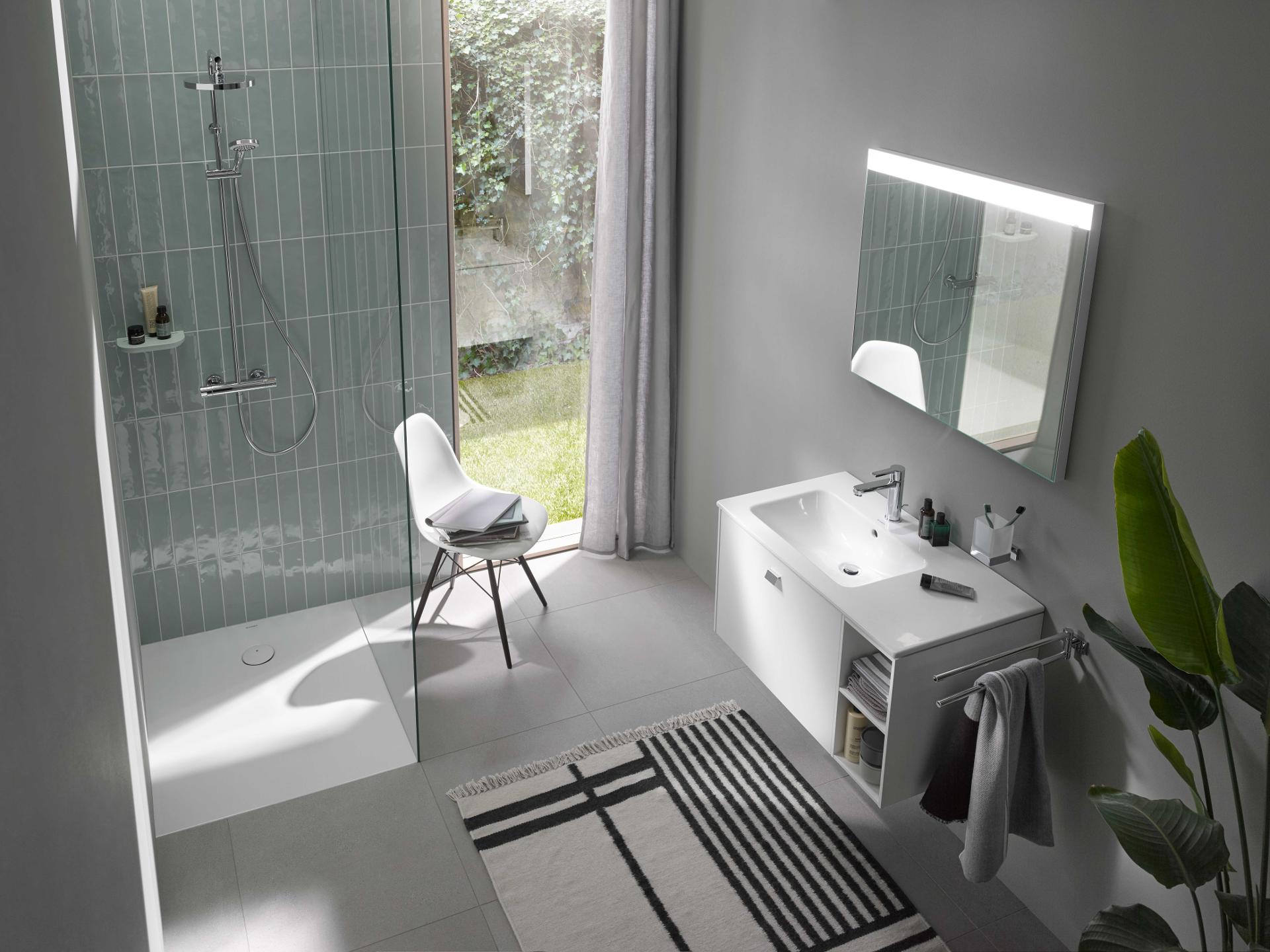 small bathroom with Brioso vanity unit
