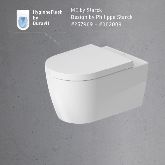 Me by Starck toilet with HygieneFlush
